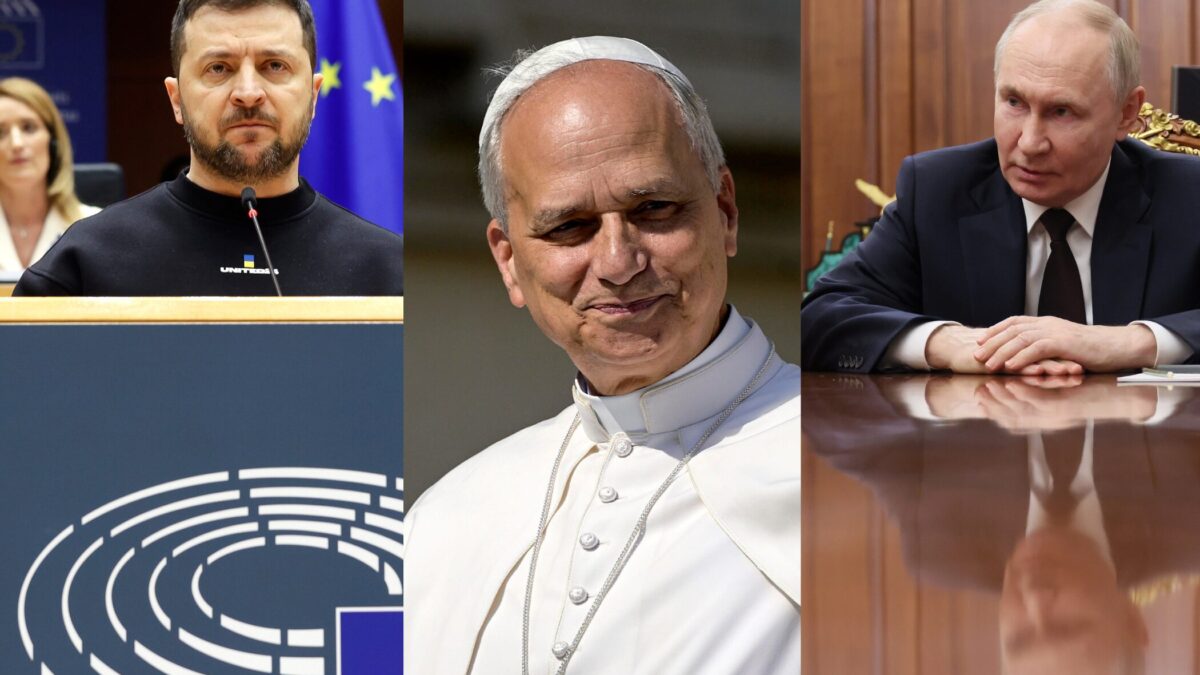 Papa se encontra com Zelensky e convida Rússia