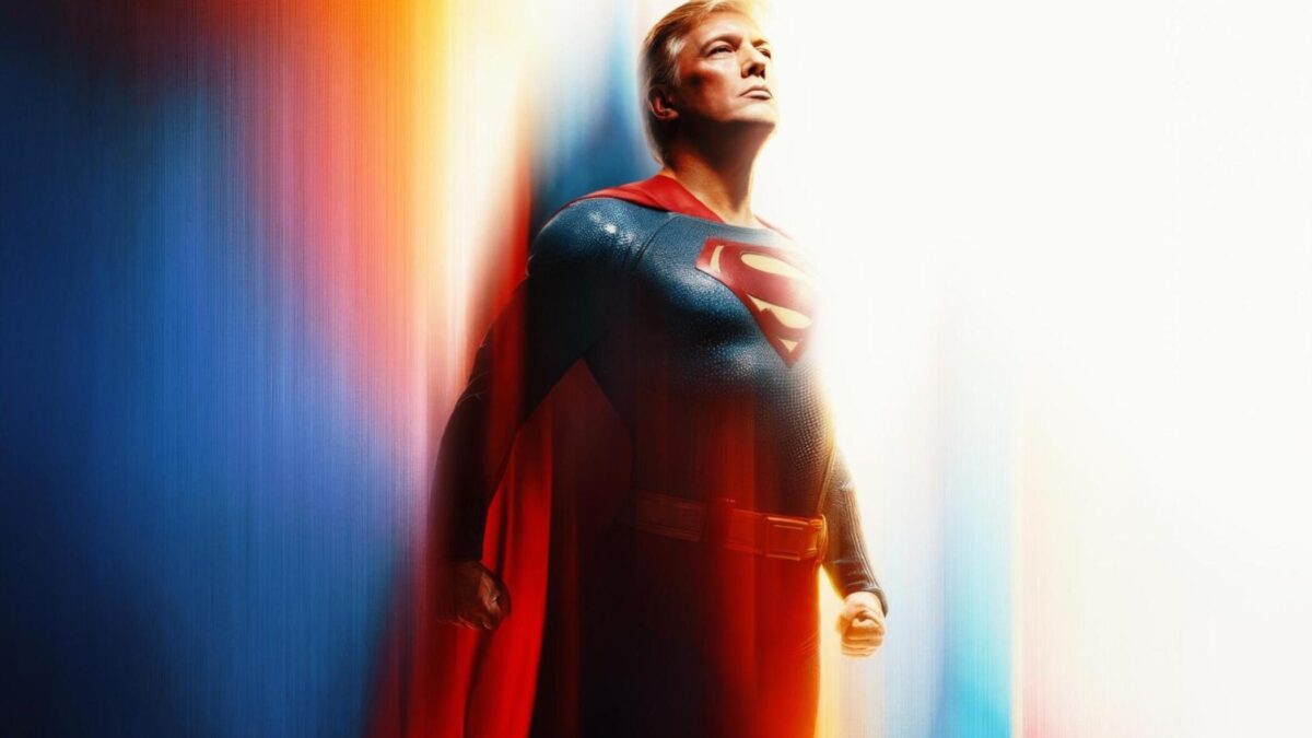 Casa Blanca publica imagem de Trump como ‘Superman’