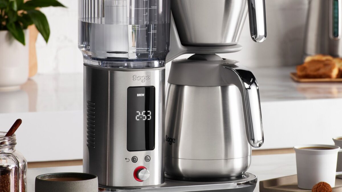 Fui prático com o novo Sage Luxe Brewer térmico, e pode ser a melhor cafeteira de gotejamento que já usei