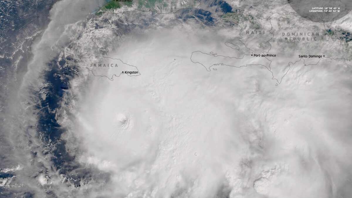 Furacão Melissa ganha força e ameaça países do Caribe