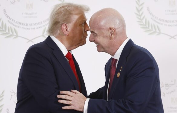 Temas políticos “testam” amizade de Trump com presidente da Fifa